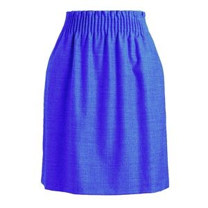 J. Crew Sidewalk Wool Blend Mini Skirt in Royal Bright Blue size 0 95435